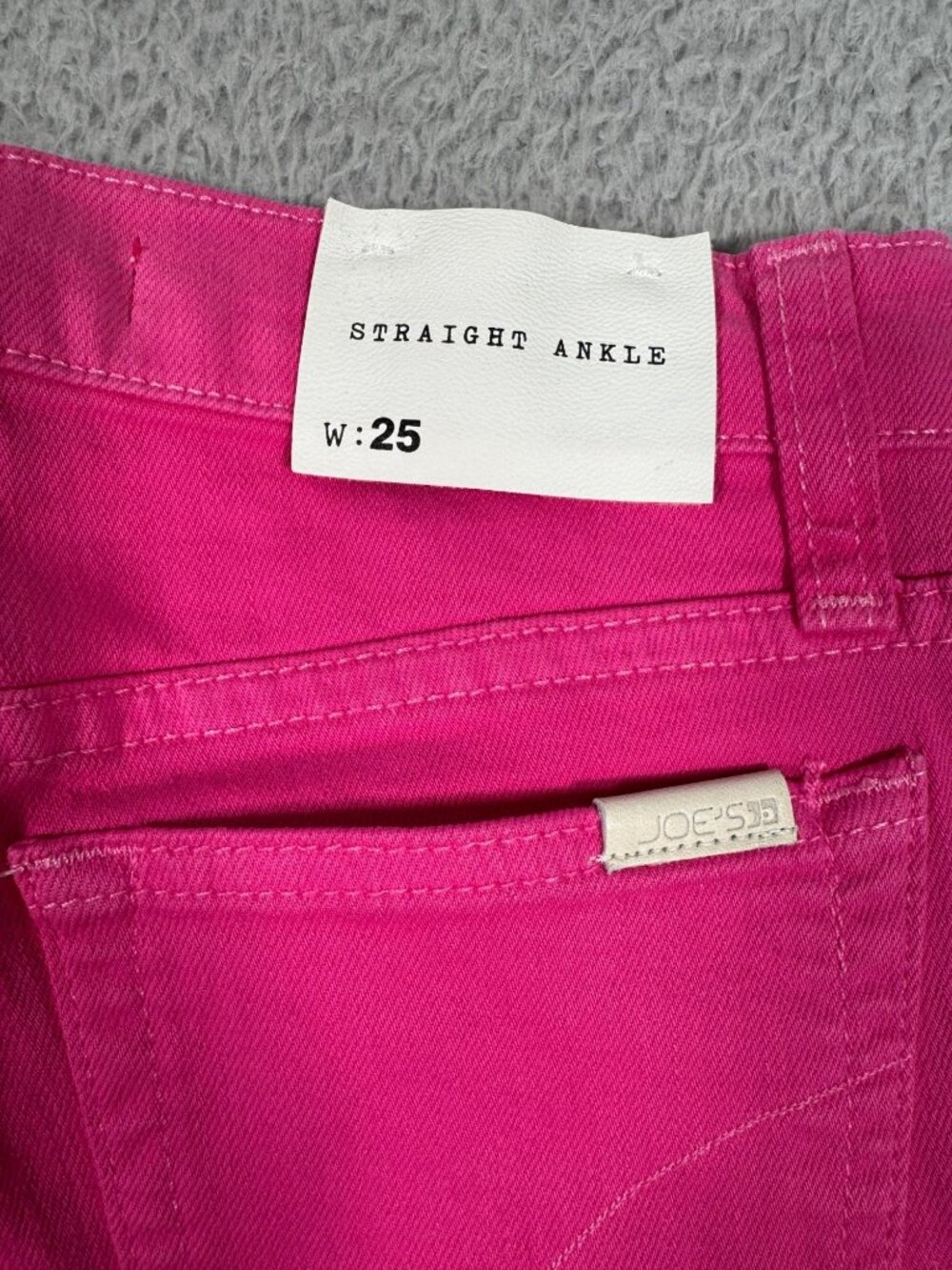 Joes Jeans Straight Ankle Pink Glo Junior Womens W25 Office Casual Retro - Picture 8 of 12